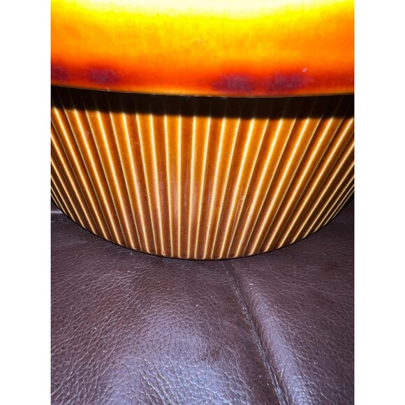 RivalCrockPot 3350/2 Round Stoneware Ceramic 5qt Pot Replacement Bowl Brown 70’s - Picture 3 of 5